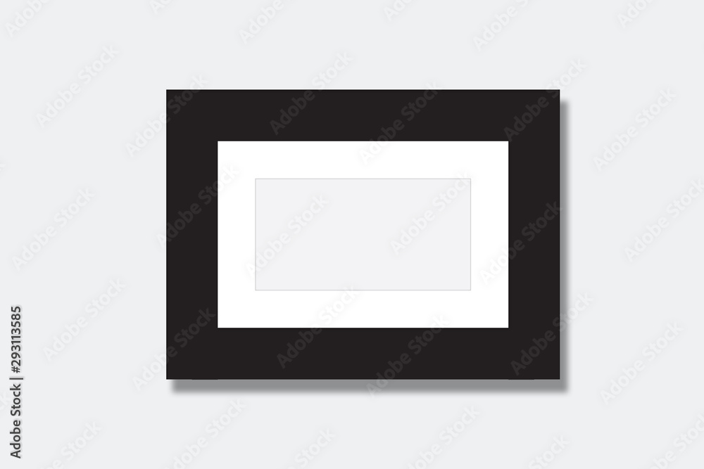blank photo frame isolated on white background blank photo frame isolated on white background