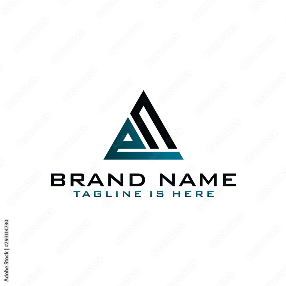Letter EN logo icon design template elements