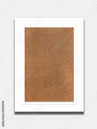 frame board isolated on white background
