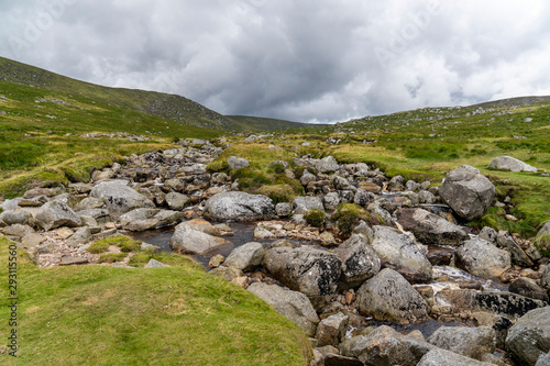 Miners way near Wicklow way in a cloudy day.