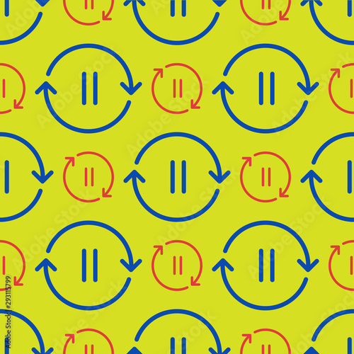Pattern cycle symbol interrupted