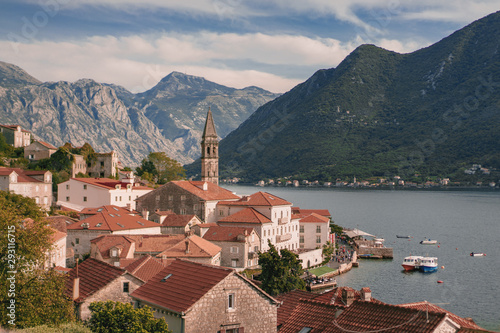 view of old town in kotor montenegro