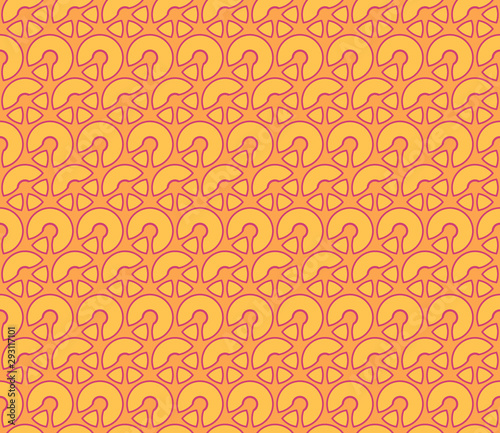 Seamless geometric pattern with circles. Textile printing, fabric, package, cover, greeting cards.