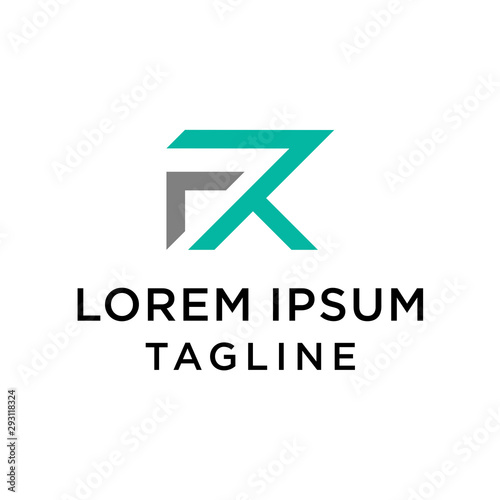 Free Download FR Logo Monogram Icon Vector Template Design Ilustration - GFXLoad