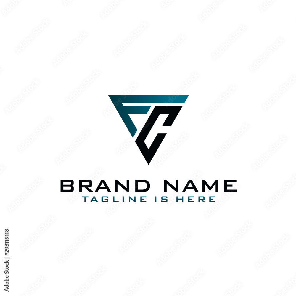 Letter FC logo icon design template elements Letter FC logo icon design template elements