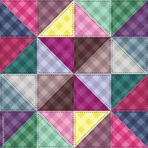 patchwork background with different patterns	