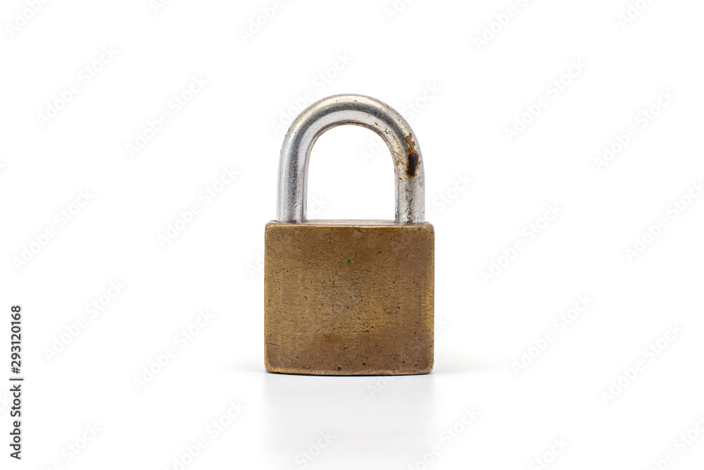 padlock isolated on white background padlock isolated on white background