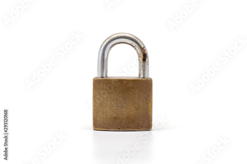 padlock isolated on white background