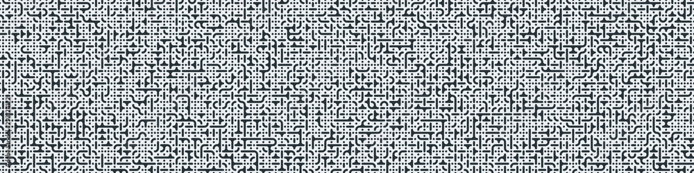 Truchet Random Pattern Generative Tile Art background illustration