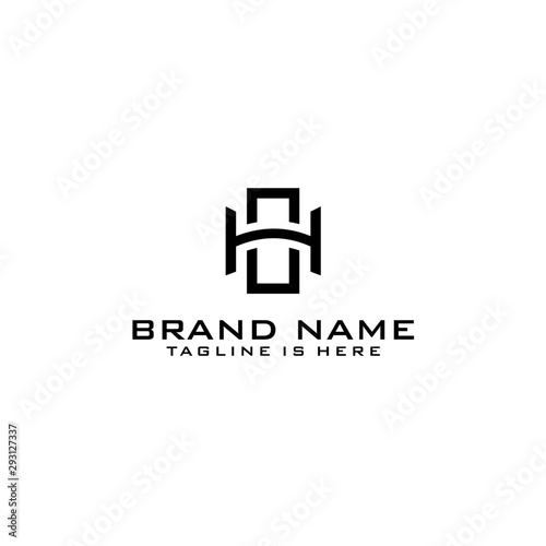 Letter HO logo icon design template elements