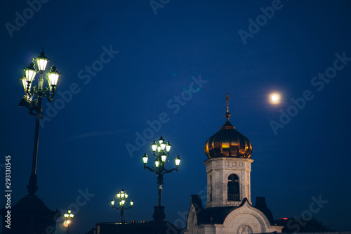 Photography cathedral of christ the savior in moscow