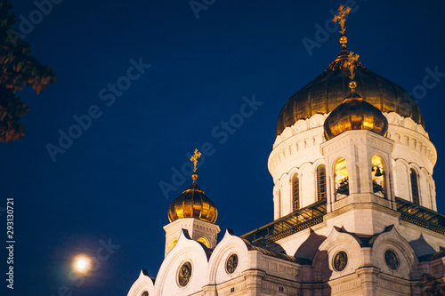 Photography cathedral of christ the savior in moscow