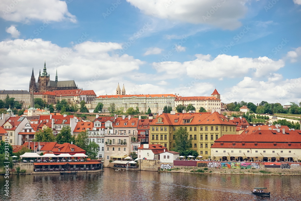 panoramic view of prague