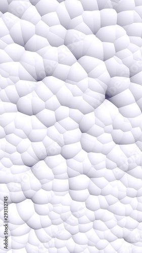 3d rendering picture of white balls. Abstract wallpaper and background. 3D illustration