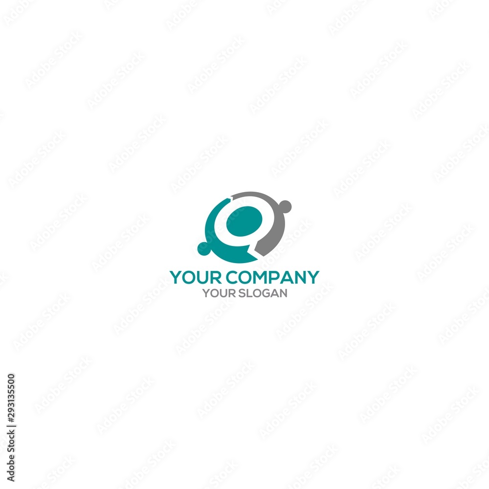 Fototapeta premium Coaching Clinic Logo Design Vector
