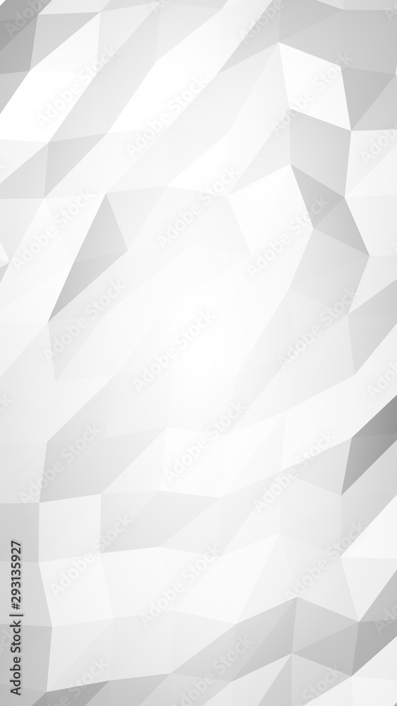 White abstract background. Lowpoly backdrop. Crumpled paper. 3D illustration White abstract background. Lowpoly backdrop. Crumpled paper. 3D illustration
