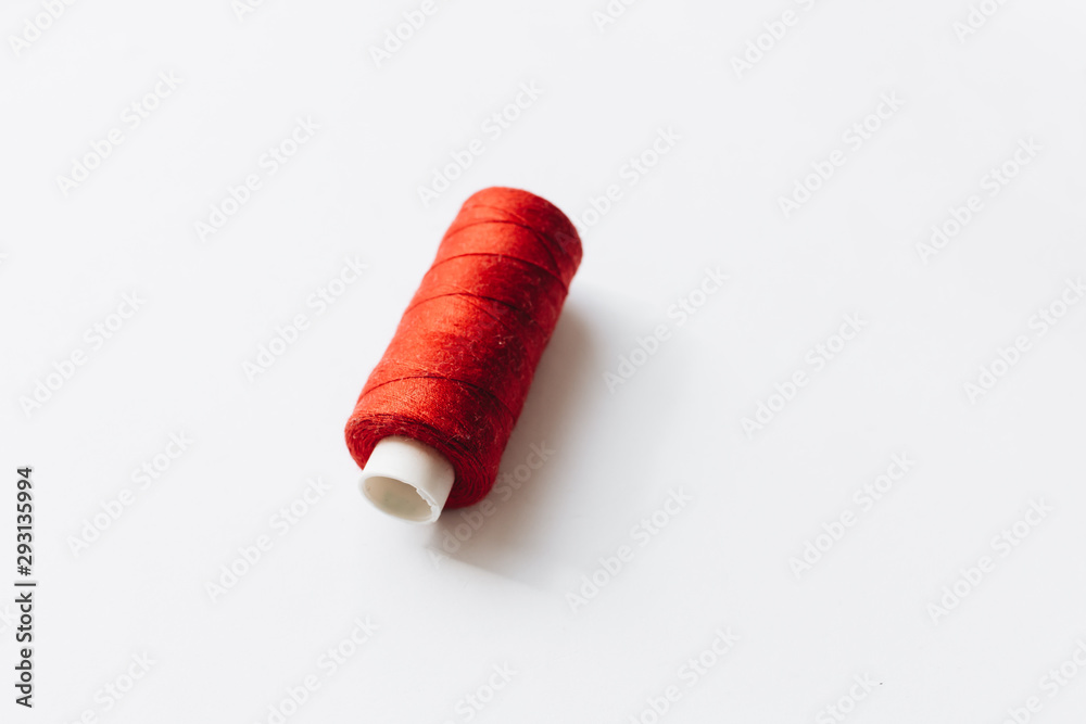 sewing thread on background