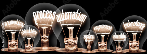 Light bulbs with Process Automation concept