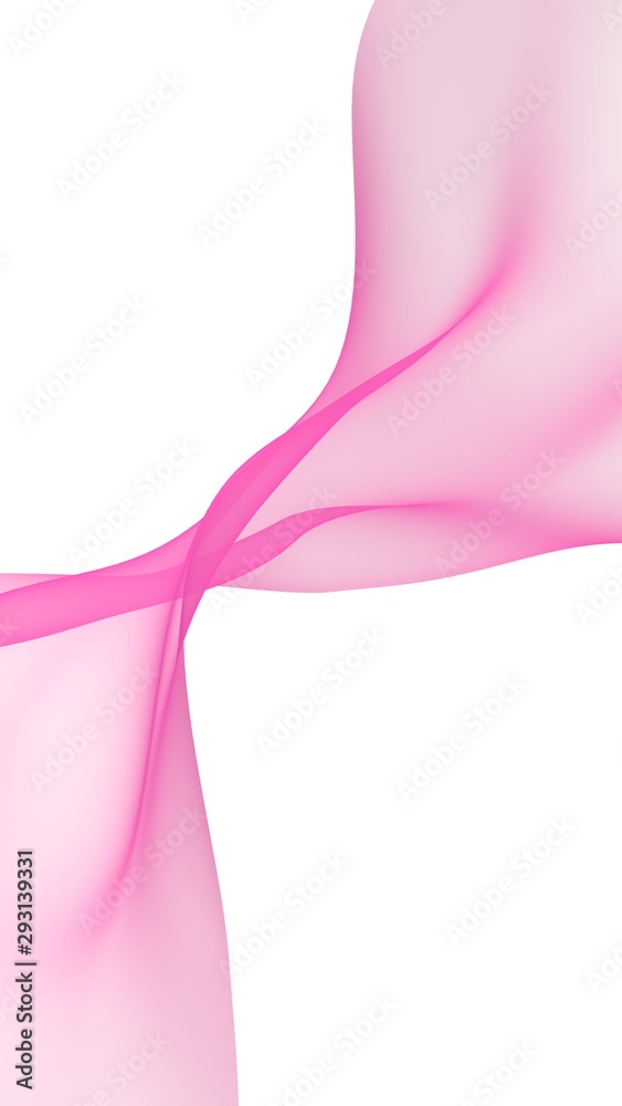 Abstract light red wave. Bright light red ribbon on white background. Abstract red smoke. Light red scarf. Raster air background. 3D illustration Abstract light red wave. Bright light red ribbon on white background. Abstract red smoke. Light red scarf. Raster air background. 3D illustration