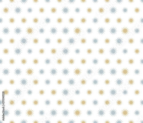 Vector seamless illustration of multicolor stars pattern. Colored geometric vector background.