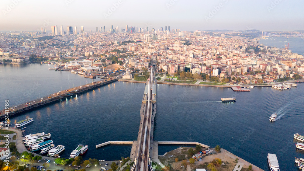 aerial view of istanbul