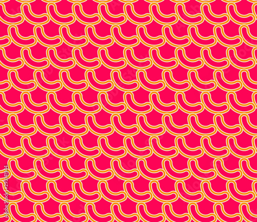 Abstract seamless background pattern with colorful knots. Mosaic texture for prints, textile, fabric, package, cover, greeting cards.