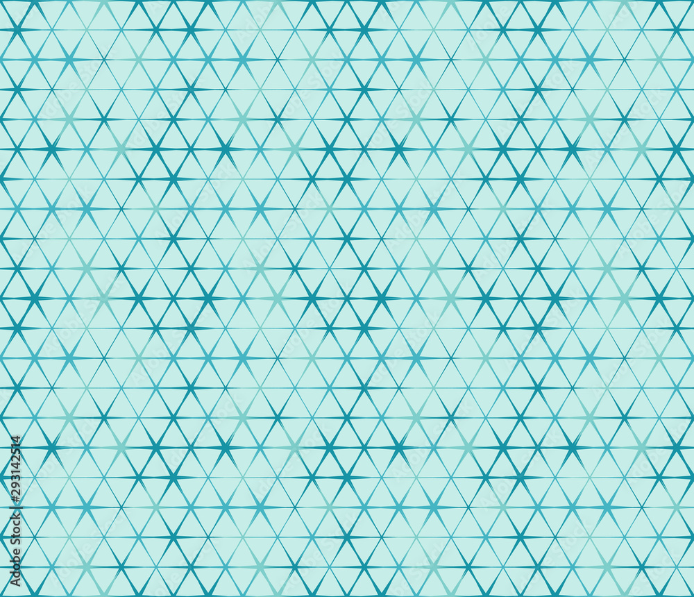 Fototapeta premium Vector seamless illustration of multicolor hexagon pattern. Colored geometric vector background.