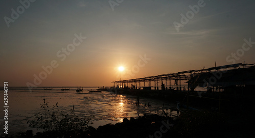 Sunset at Abandon Dock