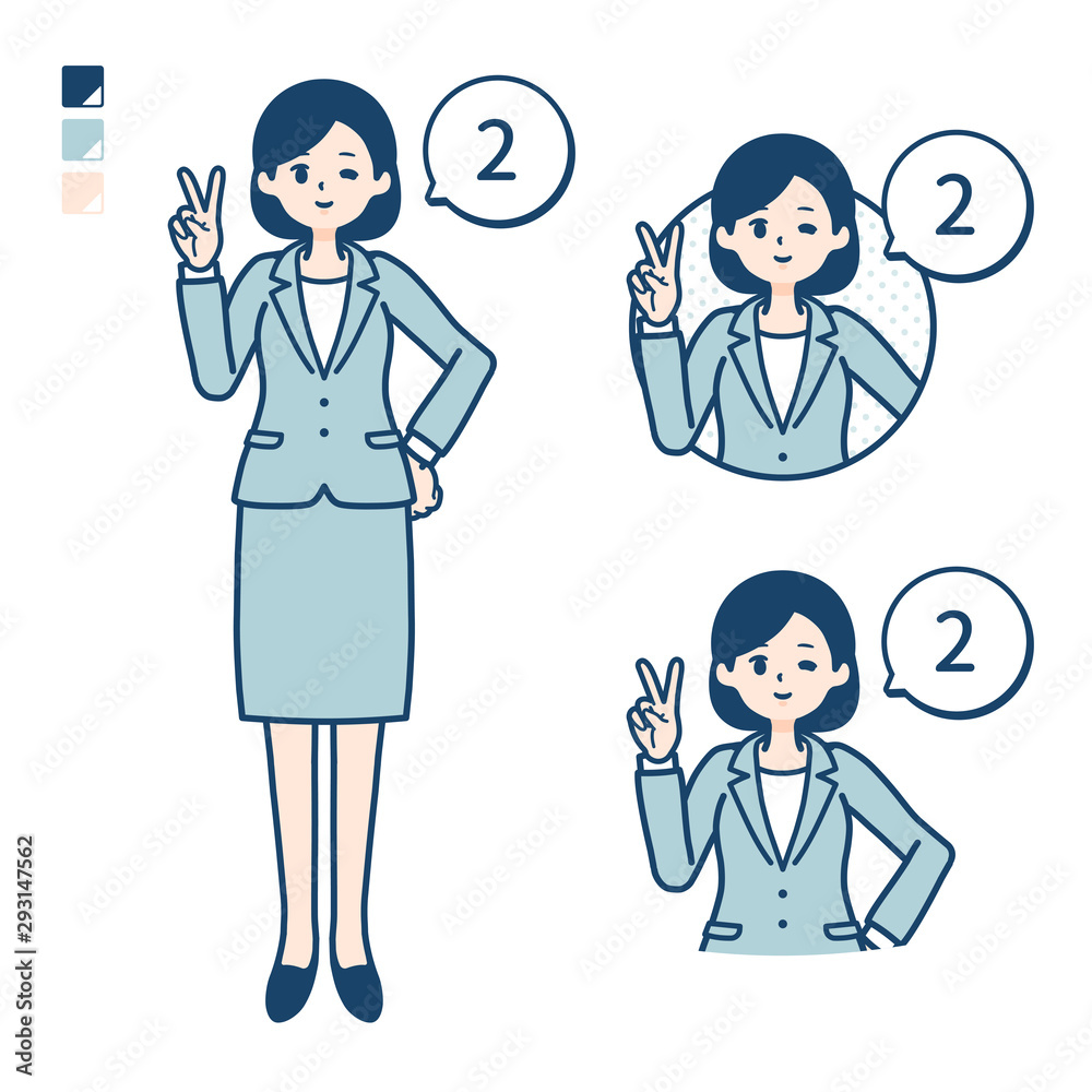 simple suit business woman_Counting as 2 simple suit business woman_Counting as 2