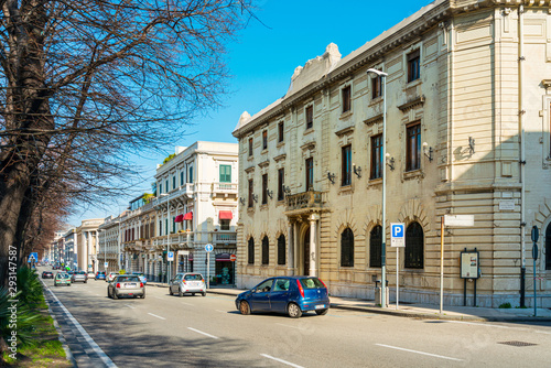 MESSINA, ITALY - January 20, 2019: Street view of downtown in Messina, Italy