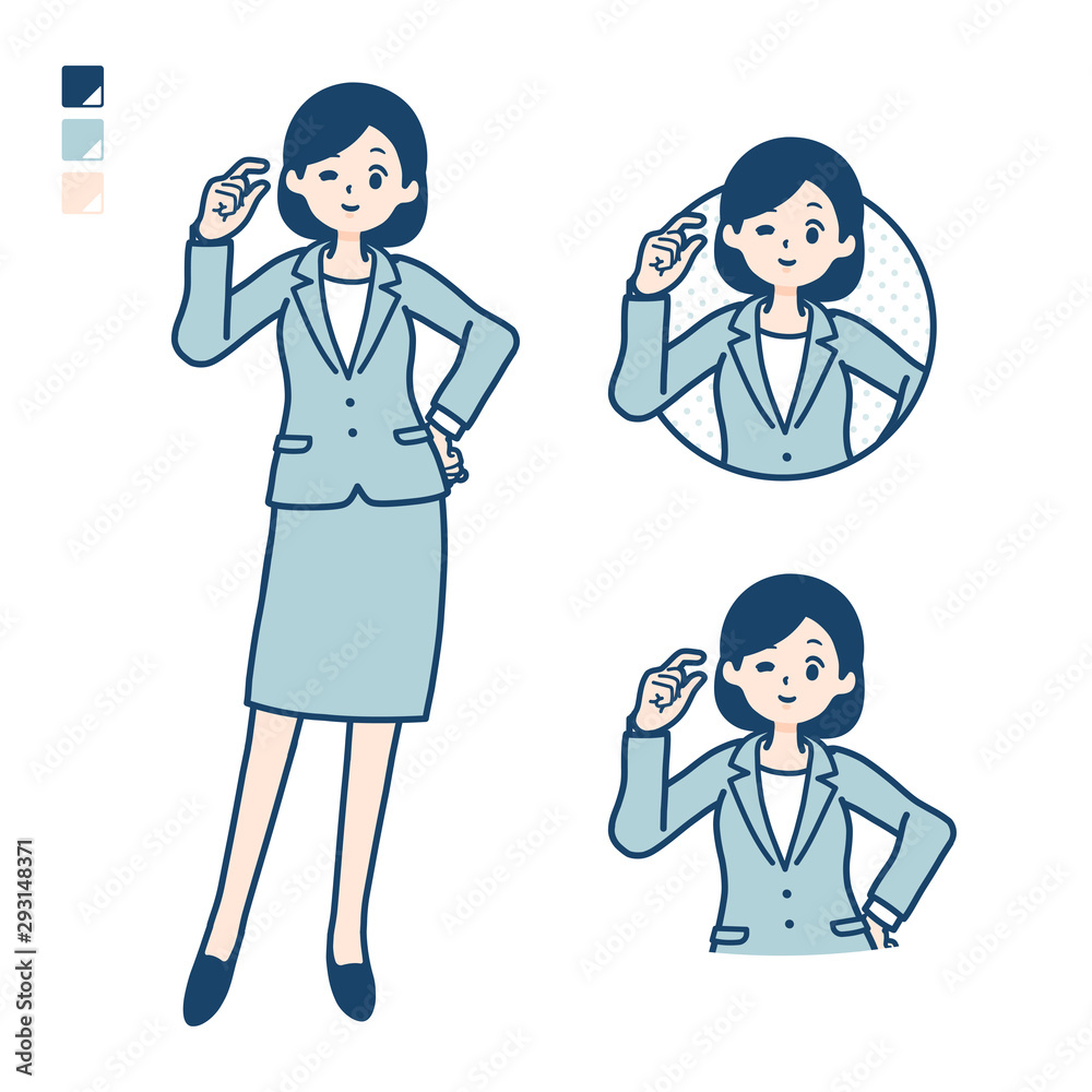 simple suit business woman_Just a bit simple suit business woman_Just a bit