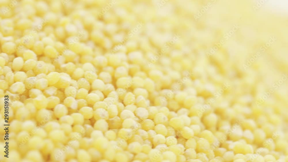 Millet sanded in bulk