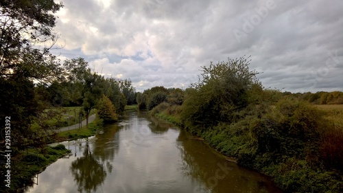 der Fluss Erft im Rhein-Erft-Kreis