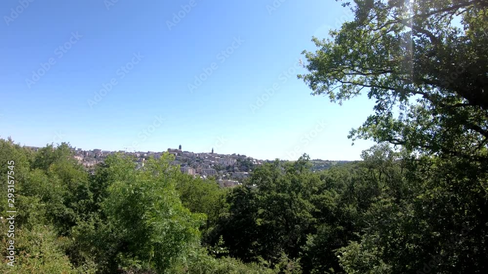 view of Rodez town in South of France view of Rodez town in South of France