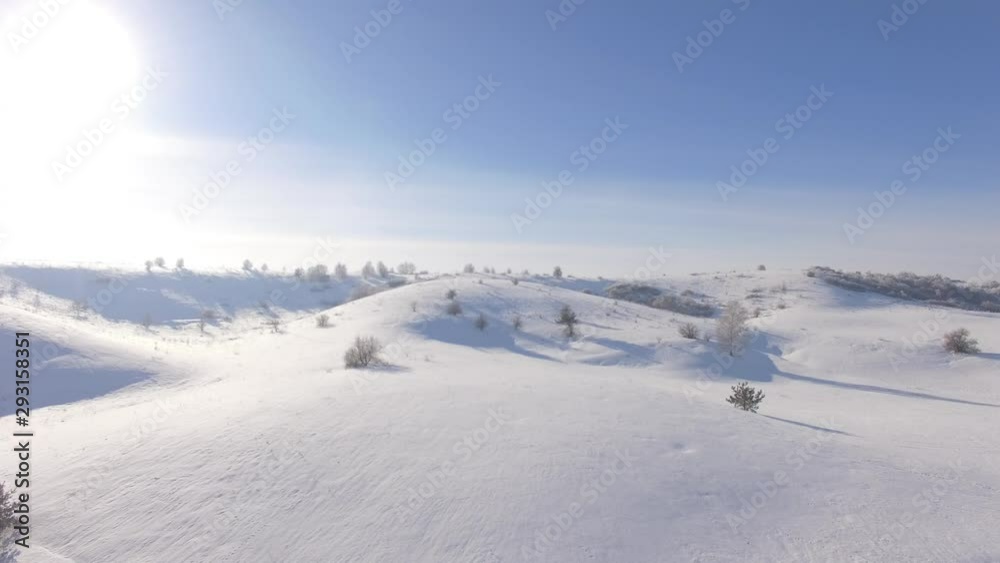Ski resort in the alps: sun, snow and mountains Ski resort in the alps: sun, snow and mountains