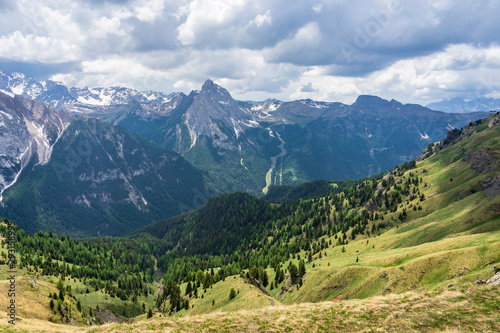 Beautiful mountain landscape of the Dolomites in June. © Jacek Jacobi