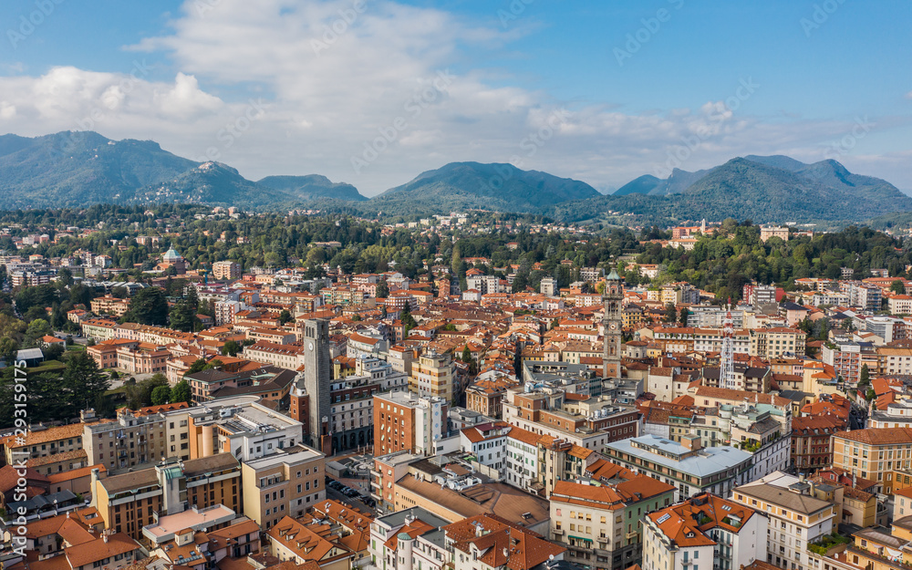 Aerial view of Varese