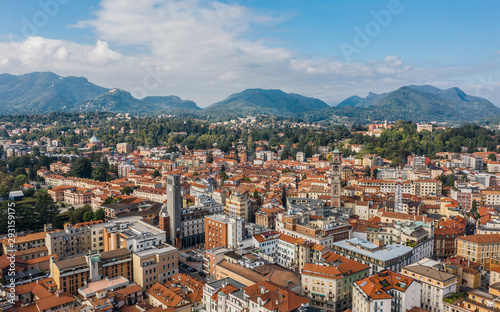 Aerial view of Varese