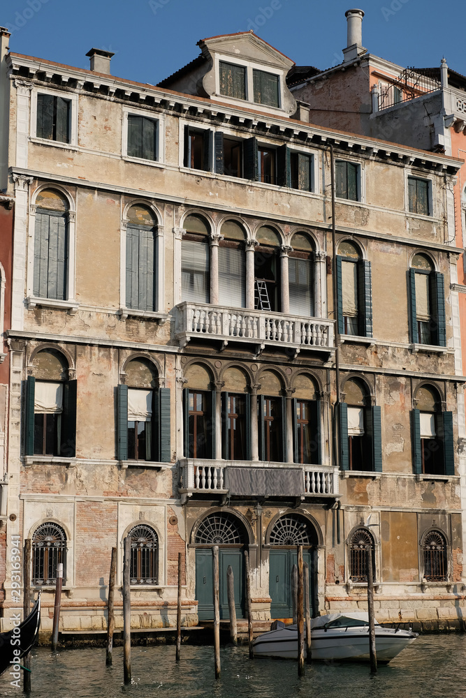 Venezianischer Palazzo in Venedig am Canale Grande