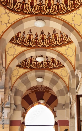interior arab mosque
