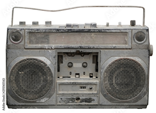 Alter vergammelter Radiorecorder, Ghettoblaster photo