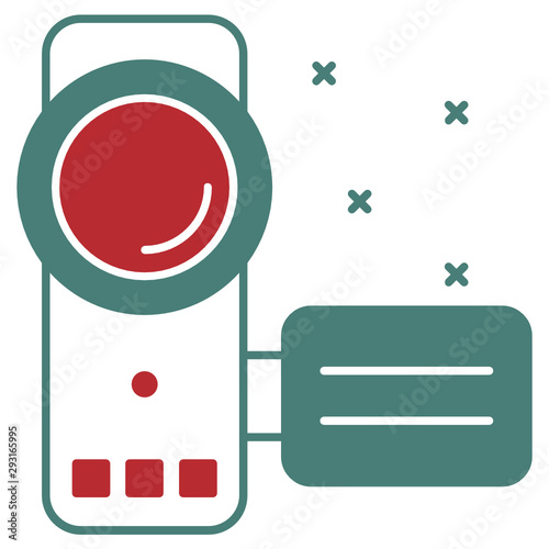 Camcoder Making Footage Vector Icon design