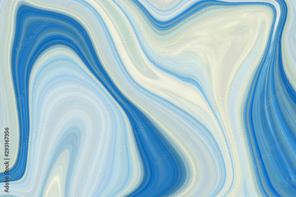 Fototapeta premium Ink texture water blue illustration background. Can be used for background or wallpaper.
