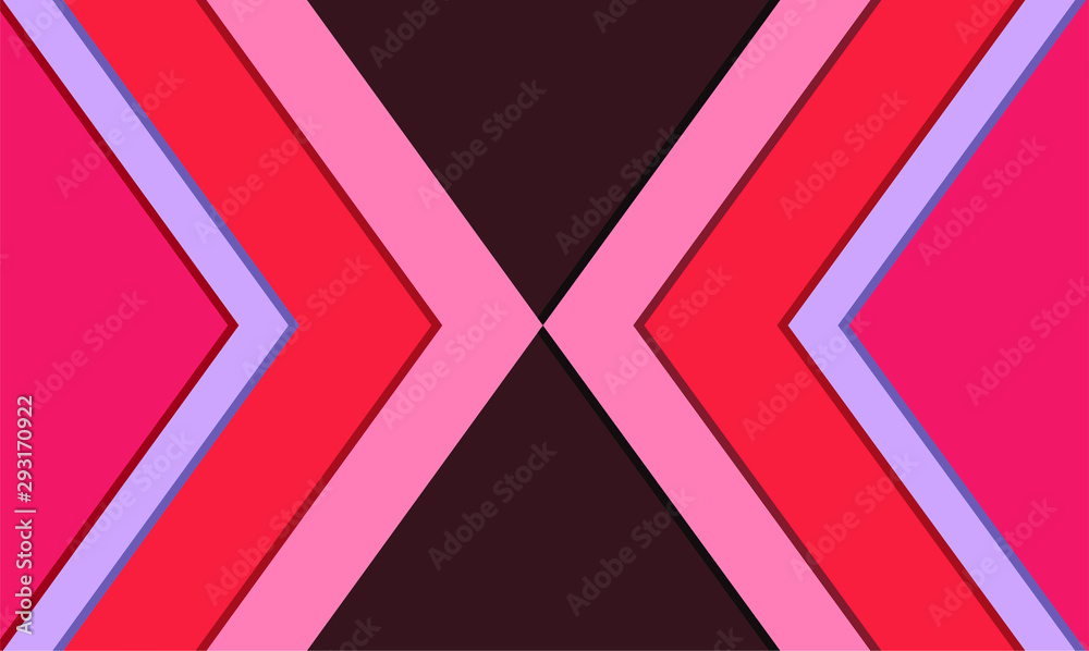 Abstract triangel geometric background full color flat design vector