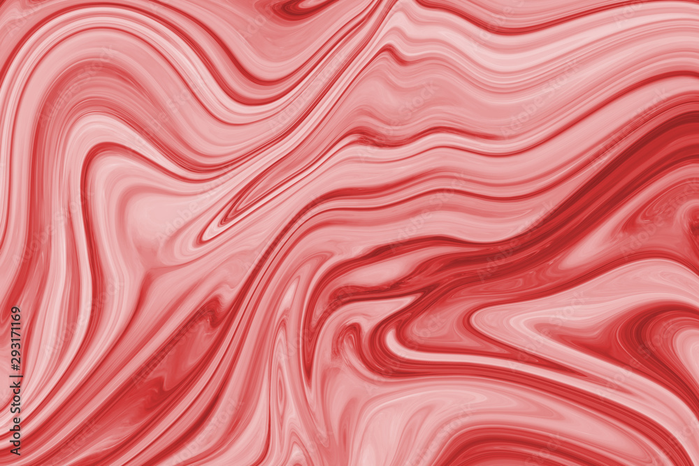 Fototapeta premium Ink texture water red illustration background. Can be used for background or wallpaper.