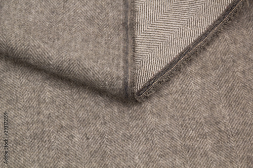 Overcoat fabric melange. Texture of coat fabric