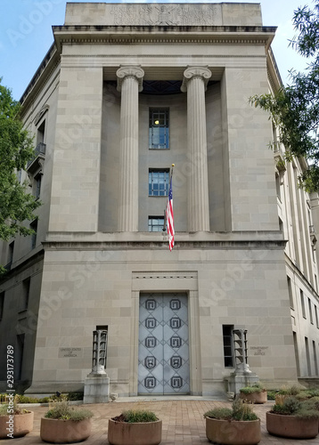 The Department of Justice in Washington, DC, USA