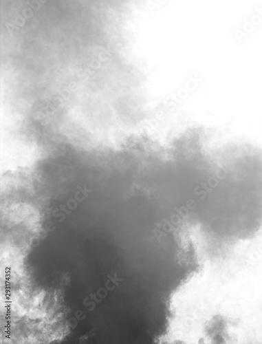 dark cloud symbol of pollution and unbreathable air