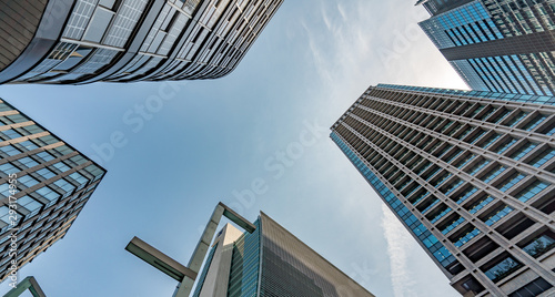 Office building in the Marunouchi business district Tokyo, Japan. Near the Tokyo train station. photo