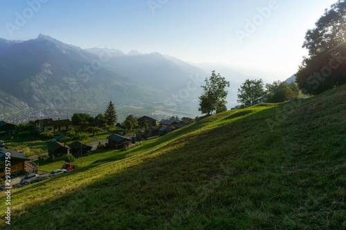 Morning in the Alps.